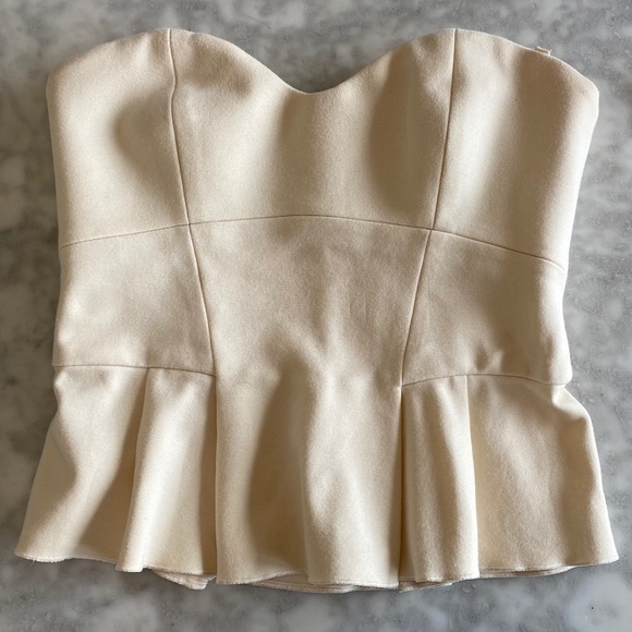 Babaton peplum top - Picture 1 of 8
